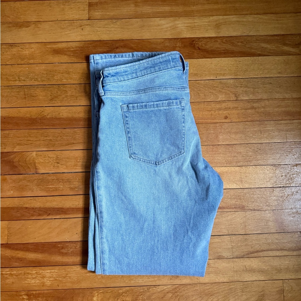 Hollister Light Blue Relaxed Straight Jeans